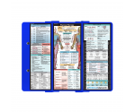 WhiteCoat Clipboard® Trifold - Blue Physical Therapy Edition